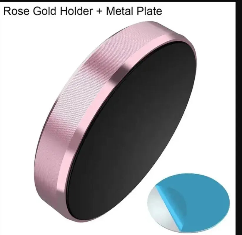 Magnetic Round Phone Holder Magnet Sticker for Car Interior Accessories GPS Air Vent Mount Mobile Stand