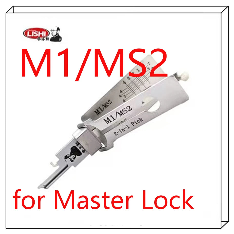 2026 NEW Lishi 2-in-1 Pick/Decoder for Master Lock M1 (4-Pin) LOCKSMITH TOOL