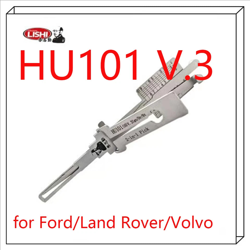 for Ford/Land Rover/Volvo  Lishi 2-in-1 LOCKSMITH TOOL Pick/Decoder HU101